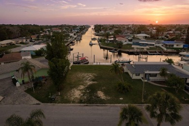 This is the one you've been waiting for -- 66 feet of waterfront on Gulf Harbors Golf Course in Florida - for sale on GolfHomes.com, golf home, golf lot