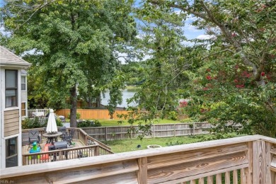 Unique 4BR/3.5BA home in Birdneck Lake adorned with front and on Red Wing Lake Golf Course in Virginia - for sale on GolfHomes.com, golf home, golf lot