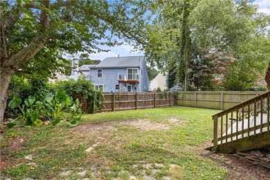 Unique 4BR/3.5BA home in Birdneck Lake adorned with front and on Red Wing Lake Golf Course in Virginia - for sale on GolfHomes.com, golf home, golf lot