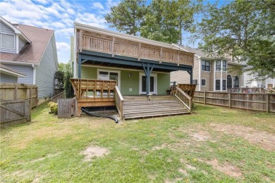 Unique 4BR/3.5BA home in Birdneck Lake adorned with front and on Red Wing Lake Golf Course in Virginia - for sale on GolfHomes.com, golf home, golf lot