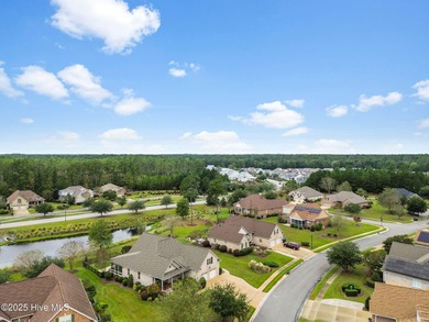 Welcome to your beautiful brick home overlooking a peaceful pond on Cape Fear National At Brunswick Forest in North Carolina - for sale on GolfHomes.com, golf home, golf lot