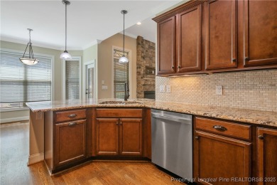 One of a kind custom, ranch-style home with courtyard entry and on Anderson Creek Golf Club in North Carolina - for sale on GolfHomes.com, golf home, golf lot