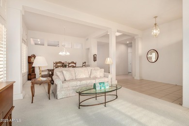 Beautiful Cottonwood model offering 2,164 sq ft with 2 bedrooms on Trail Ridge Golf Course in Arizona - for sale on GolfHomes.com, golf home, golf lot