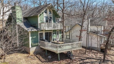 Discover this charming 2-bed/bath home in the scenic golf cart on The Oaks Golf Course in Missouri - for sale on GolfHomes.com, golf home, golf lot