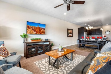 This stunning home is located in the highly sought-after on Entrada at Snow Canyon in Utah - for sale on GolfHomes.com, golf home, golf lot