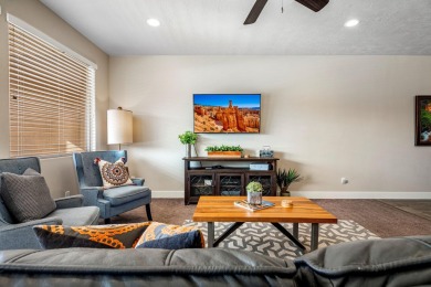 This stunning home is located in the highly sought-after on Entrada at Snow Canyon in Utah - for sale on GolfHomes.com, golf home, golf lot