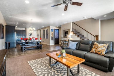 This stunning home is located in the highly sought-after on Entrada at Snow Canyon in Utah - for sale on GolfHomes.com, golf home, golf lot
