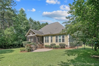 One of a kind custom, ranch-style home with courtyard entry and on Anderson Creek Golf Club in North Carolina - for sale on GolfHomes.com, golf home, golf lot