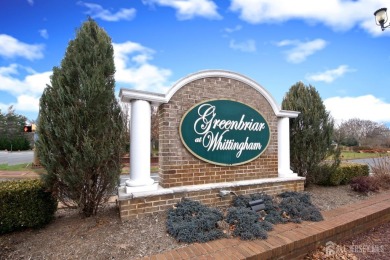 Desirable, spacious, detached ranch style home in Greenbriar 55+ on Greenbriar At Whittingham in New Jersey - for sale on GolfHomes.com, golf home, golf lot