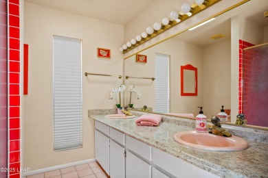 This spacious Southwest-style custom pool home is perfect for on Cerbat Cliffs Golf Course in Arizona - for sale on GolfHomes.com, golf home, golf lot