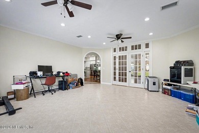This delightful 5-bedroom, 3-bathroom custom brick home is a on Country Club of Orange Park in Florida - for sale on GolfHomes.com, golf home, golf lot