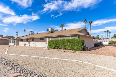 Discover this charming Gemini-Twin home in the 55+ community of on Sun City Lakes West and East in Arizona - for sale on GolfHomes.com, golf home, golf lot