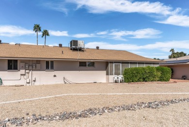 Discover this charming Gemini-Twin home in the 55+ community of on Sun City Lakes West and East in Arizona - for sale on GolfHomes.com, golf home, golf lot