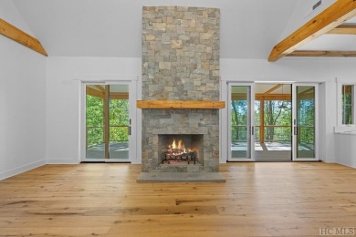 Discover luxury mountain living in this new construction on Trillium Links in North Carolina - for sale on GolfHomes.com, golf home, golf lot