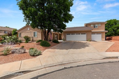 Fantastic home located at the end of a cul-de-sac in Canyon on Entrada at Snow Canyon in Utah - for sale on GolfHomes.com, golf home, golf lot