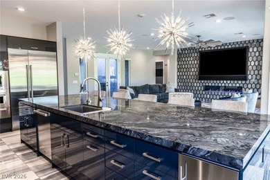 Unobstructed golf course & mountain views define this reimagined on Red Rock Country Club in Nevada - for sale on GolfHomes.com, golf home, golf lot