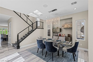 Unobstructed golf course & mountain views define this reimagined on Red Rock Country Club in Nevada - for sale on GolfHomes.com, golf home, golf lot