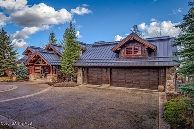 LUXURIOUS LOG HOME AT PRESTIGIOUS BLACK ROCK. Tucked on a serene on The Golf Club at Black Rock in Idaho - for sale on GolfHomes.com, golf home, golf lot