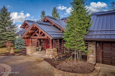 LUXURIOUS LOG HOME AT PRESTIGIOUS BLACK ROCK. Tucked on a serene on The Golf Club at Black Rock in Idaho - for sale on GolfHomes.com, golf home, golf lot
