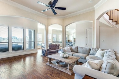 Set on a premier golf course lot with breathtaking sunset views on The Trails of Frisco Golf Club in Texas - for sale on GolfHomes.com, golf home, golf lot