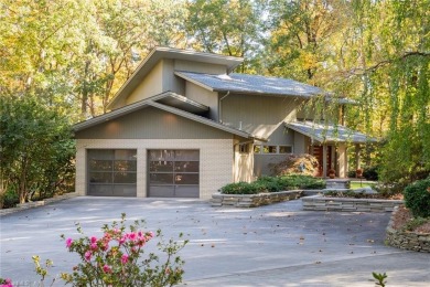 Stunning Mid-Century Home with Views of the 14th hole at on Colonial Country Club in North Carolina - for sale on GolfHomes.com, golf home, golf lot