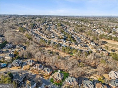 Walk out and Tee Off! With Panoramic Views of the 15th Hole on Hamilton Mill Golf Club in Georgia - for sale on GolfHomes.com, golf home, golf lot