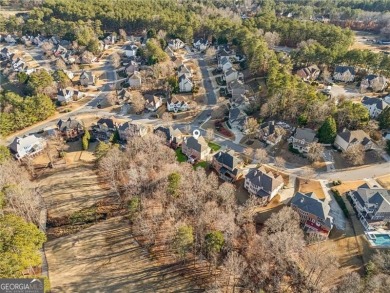 Walk out and Tee Off! With Panoramic Views of the 15th Hole on Hamilton Mill Golf Club in Georgia - for sale on GolfHomes.com, golf home, golf lot