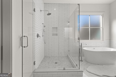 Experience elevated living in this better-than-new 2024 home on Canongate At Flat Creek Club in Georgia - for sale on GolfHomes.com, golf home, golf lot