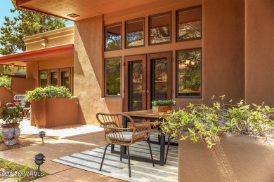 Open your private gated bridge to enter this beautiful oasis on Oakcreek Country Club in Arizona - for sale on GolfHomes.com, golf home, golf lot