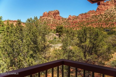 Open your private gated bridge to enter this beautiful oasis on Oakcreek Country Club in Arizona - for sale on GolfHomes.com, golf home, golf lot