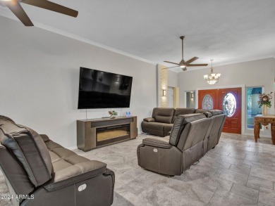 This beautifully remodeled home has been thoughtfully upgraded on PalmBrook Country Club in Arizona - for sale on GolfHomes.com, golf home, golf lot