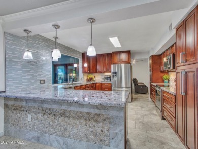 This beautifully remodeled home has been thoughtfully upgraded on PalmBrook Country Club in Arizona - for sale on GolfHomes.com, golf home, golf lot