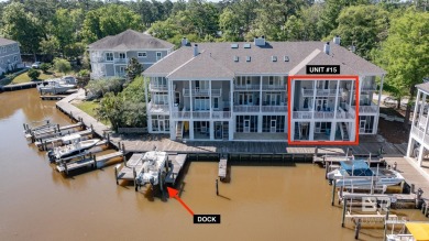 Private balconies, oversized boat slip, water views and bay on Lakewood Golf Club in Alabama - for sale on GolfHomes.com, golf home, golf lot