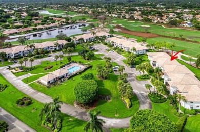 Picturesque double fairway views from this stunning 2nd floor, 3 on Quail Ridge Golf Course and Country Club in Florida - for sale on GolfHomes.com, golf home, golf lot