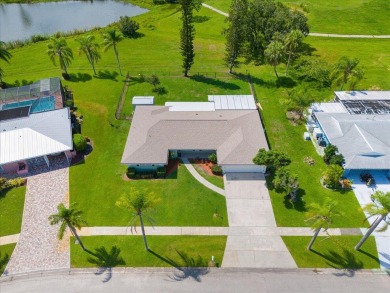 Tucked along a quiet stretch of Sandpiper Bay, this home blends on Club Med Sandpiper in Florida - for sale on GolfHomes.com, golf home, golf lot
