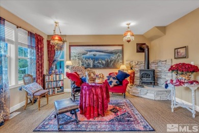 One of the most stunning & iconic homes on the best street in on Genoa Lakes Golf Club - Lakes Course in Nevada - for sale on GolfHomes.com, golf home, golf lot