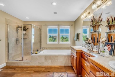One of the most stunning & iconic homes on the best street in on Genoa Lakes Golf Club - Lakes Course in Nevada - for sale on GolfHomes.com, golf home, golf lot