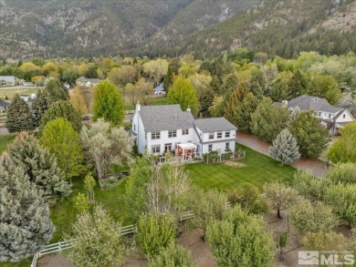 One of the most stunning & iconic homes on the best street in on Genoa Lakes Golf Club - Lakes Course in Nevada - for sale on GolfHomes.com, golf home, golf lot