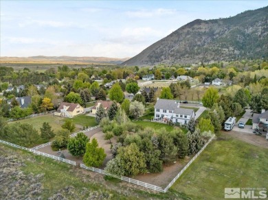 One of the most stunning & iconic homes on the best street in on Genoa Lakes Golf Club - Lakes Course in Nevada - for sale on GolfHomes.com, golf home, golf lot