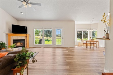 This lovely single level home in a gated community offers easy on Ridgecrest Golf Course in Idaho - for sale on GolfHomes.com, golf home, golf lot