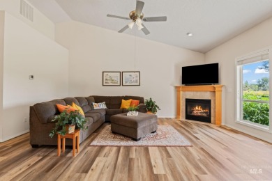 This lovely single level home in a gated community offers easy on Ridgecrest Golf Course in Idaho - for sale on GolfHomes.com, golf home, golf lot