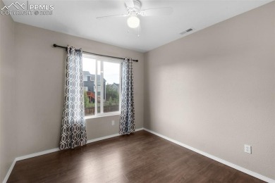 Discover this bright two-story home in the Woodmen Hills on Antler Creek Golf Course in Colorado - for sale on GolfHomes.com, golf home, golf lot