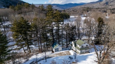 Riverfront in Jackson.  Classic cottage overlooking the iconic on Wentworth Golf Club in New Hampshire - for sale on GolfHomes.com, golf home, golf lot