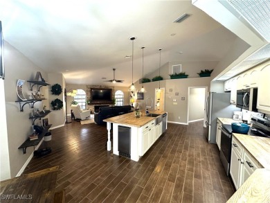 Custom built FIVE bedroom THREE bath pool home connected to on Copperhead Golf Club in Florida - for sale on GolfHomes.com, golf home, golf lot