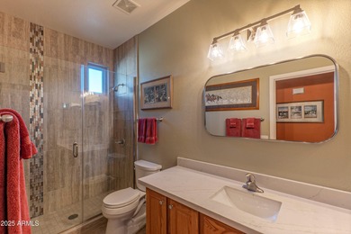 OPEN SATURDAY, 1/2/26, 11-3 pm. This stunning residence has been on Tuscany Falls At Pebble Creek in Arizona - for sale on GolfHomes.com, golf home, golf lot