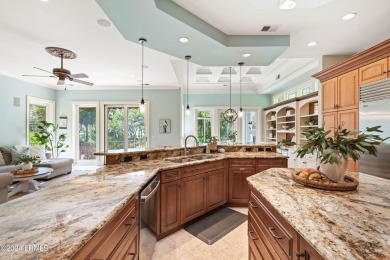 Don't miss this stunning custom-built waterfront home on Cedar on Moss Creek Golf Club in South Carolina - for sale on GolfHomes.com, golf home, golf lot