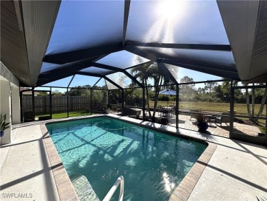 Custom built FIVE bedroom THREE bath pool home connected to on Copperhead Golf Club in Florida - for sale on GolfHomes.com, golf home, golf lot