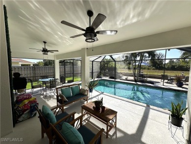 Custom built FIVE bedroom THREE bath pool home connected to on Copperhead Golf Club in Florida - for sale on GolfHomes.com, golf home, golf lot