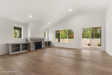The Jasper has a welcoming interior with impressive vaulted on Prairie Falls Golf Club in Idaho - for sale on GolfHomes.com, golf home, golf lot