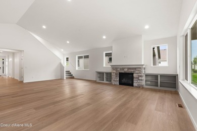 The Jasper has a welcoming interior with impressive vaulted on Prairie Falls Golf Club in Idaho - for sale on GolfHomes.com, golf home, golf lot